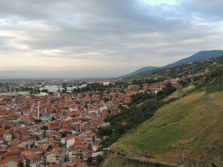 Pohled na Prizren z hradu