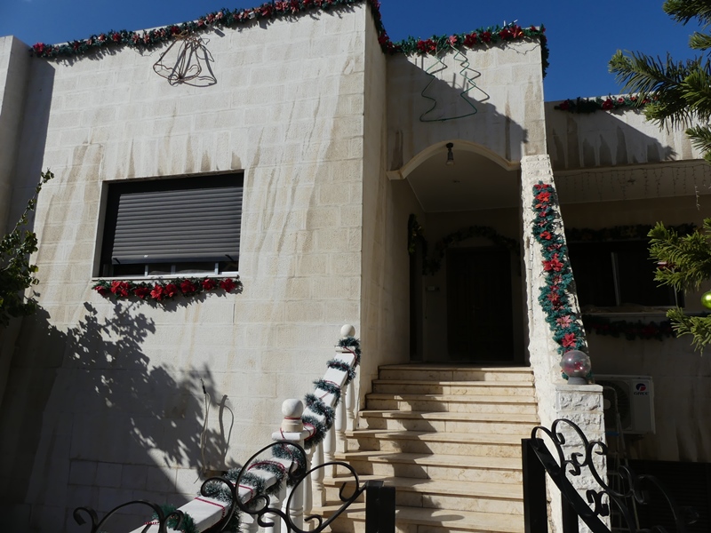 Hotel Tel Madaba, vánoční výzdoba :-)