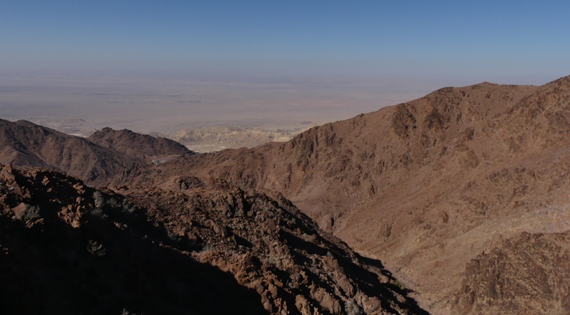 Výhledy  na Wadi Araba