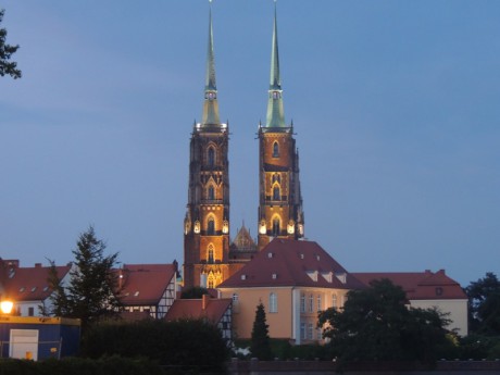 Katedrála sv. Jana Křtitele-Tumský ostrov- Wroclaw