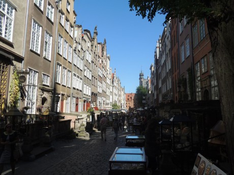 Gdaňsk- uličky Starého města