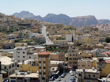 Výhled z pokoje- Wadi musa
