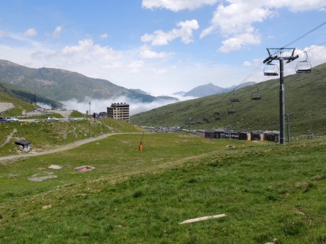 Andorra- po výjezdu nad mraky krásné počasí...