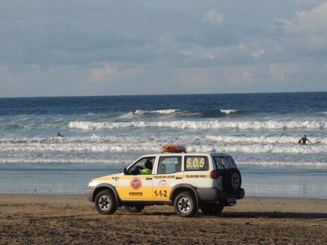 Famara Beach-surfařská pláž.