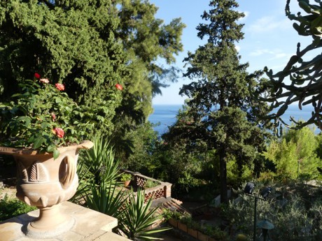 Taormina, veřejné zahrady.