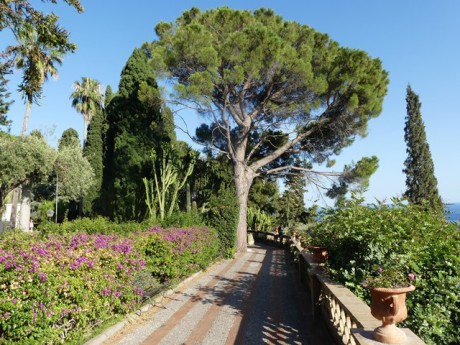 Taormina, veřejné zahrady..