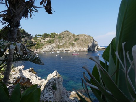 Isola Bella, výhledy.