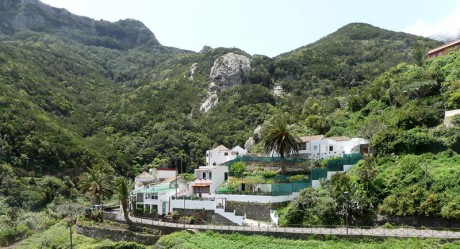 Chamorga- vesnička, pohoří Anaga