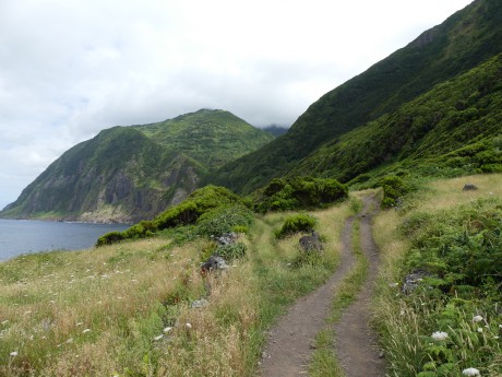 trek Faja do Cubres- spodní část cesta kolem oceánu