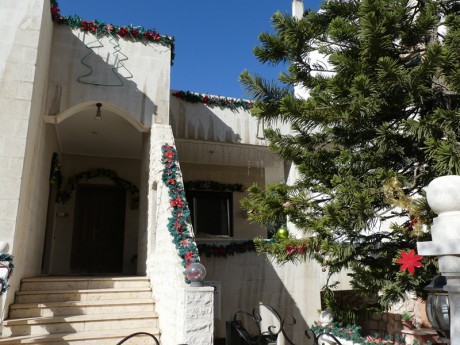 Hotel Tel Madaba, vánoční výzdoba :-).