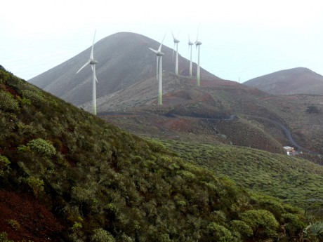 Větrné elektrárny nad Valverde