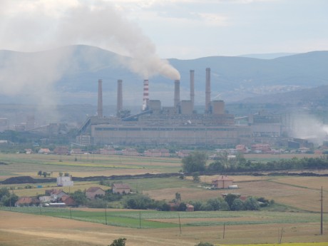 Enviromentální inženýrství v podání teplárny u Prištiny :)