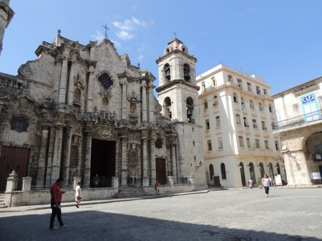 Plaza de la  Catedral -s nejkrásnější katedrálou ve Střední Americe