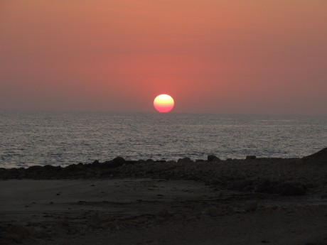 Západ slunce před Mirbatem