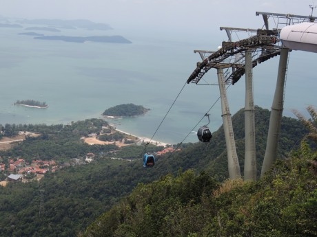 Langkawi- výhled z první stanice lanovky