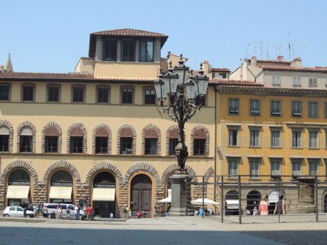 Pohled od Paláce Pitti