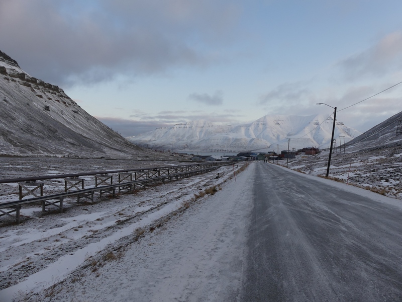 Cesta z Longyearbyenu do Nybyenu