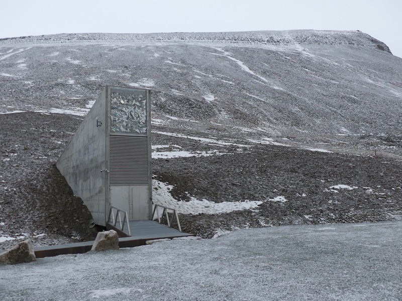  Valbard globale frøhvelv (Globální úložiště semen).