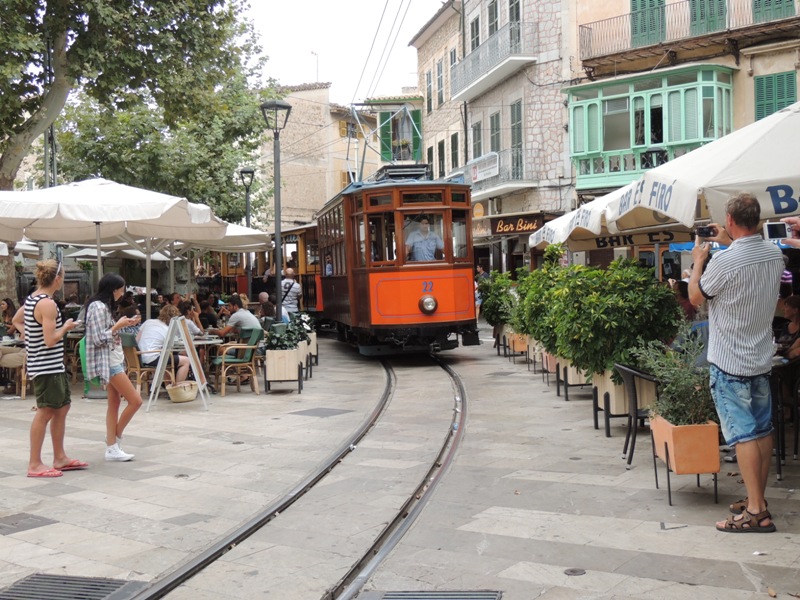 Historická tramvaj v Soleru